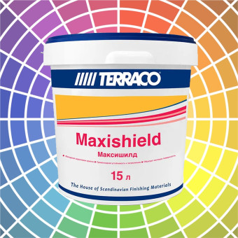 Краска Terraco Maxishield Clear фасадная 15 л