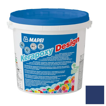 Затирка Mapei Kerapoxy Design №727 морская волна 3 кг Затирка Mapei Kerapoxy Design №727 морская волна 3 кг