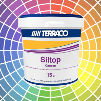Краска Terraco Siltop Pastel фасадная 15 л