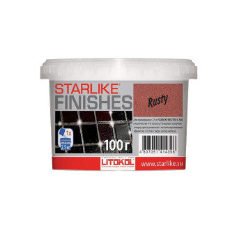 Добавка декоративная Litokol Starlike Finishes rusty для затирки 100 г