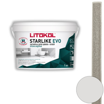 Затирка Litokol Starlike Evo S.102 bianco ghiaccio 1 кг