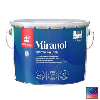 Эмаль Tikkurila Miranol универсальная база С 9 л Эмаль Tikkurila Miranol универсальная база С 9 л