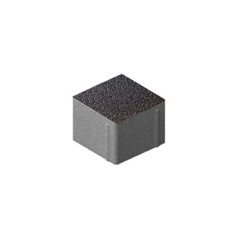 Тротуарная плитка Steingot Квадрат Granit Premium Stella Nero 100х100 мм толщина 80 мм