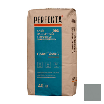 Клей Perfekta Смартфикс для плитки серый 40 кг