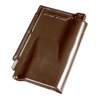 Черепица вентиляционная керамическая Koramic Alegra 9 dark brown engobe Черепица вентиляционная керамическая Koramic Alegra 9 dark brown engobe