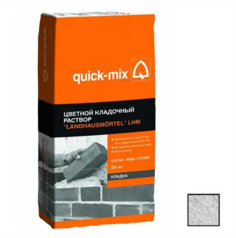 Кладочный раствор Quick-mix LHM Landhausmortel we белый 25 кг