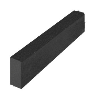 Бордюр тротуарный бетонный Выбор Стандарт черный 1000х200х80 мм