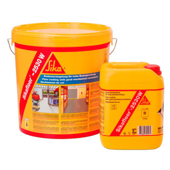 Покрытие для бетонного пола Sika Sikafloor 2530W двухкомпонентное серое 6 кг Покрытие для бетонного пола Sika Sikafloor 2530W двухкомпонентное серое 6 кг