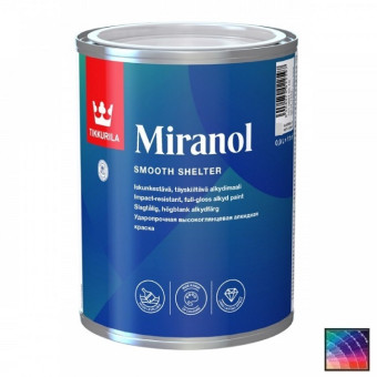 Эмаль Tikkurila Miranol универсальная база С 0,9 л Эмаль Tikkurila Miranol универсальная база С 0,9 л