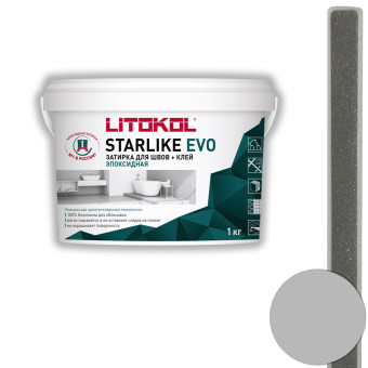 Затирка Litokol Starlike Evo S.110 grigio perla 1 кг
