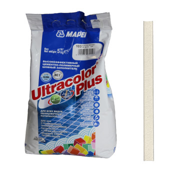 Затирка Mapei Ultracolor Plus №103 белая луна 5 кг