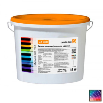 Краска Quick-mix LX 300 фасадная 15 л Краска Quick-mix LX 300 фасадная 15 л