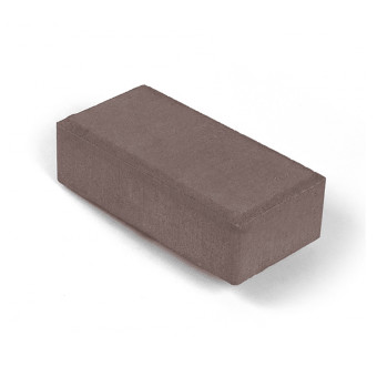 Брусчатка Нобетек 2П4Ф п/п серый цемент коричневая 200х100х40 мм