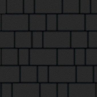 Тротуарная плитка Выбор СТАРЫЙ ГОРОД Б.1.Фсм.6 Гладкий Черный 60 мм
