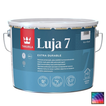 Краска Tikkurila Luja 7 для влажных помещений база А 9 л