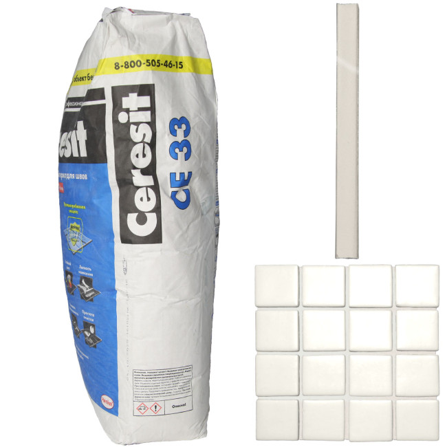 Затирка Ceresit CE 33 Comfort №04 серебристо-серая 25 кг