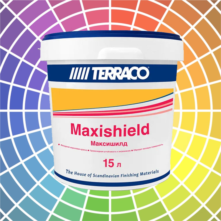 Краска Terraco Maxishield Pastel фасадная 15 л купить по низкой цене в ...