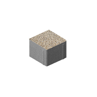 Тротуарная плитка Steingot Квадрат Granit Premium Grano 100х100 мм толщина 80 мм