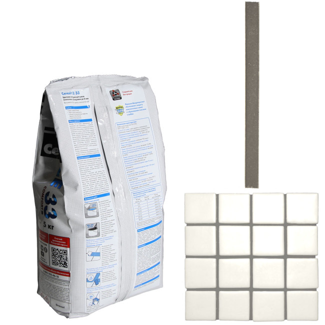 Затирка Ceresit CE 33 Comfort №13 антрацит 5 кг