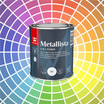 Краска Tikkurila Metallista для металла база А 0.9 л