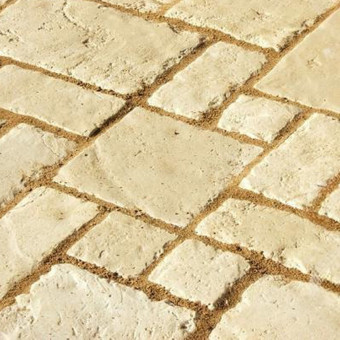 Плитка тротуарная White Hills Тиволи S900-14 бежевая мультиформат 40 мм