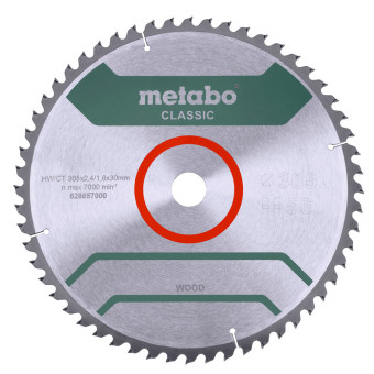 Диск пильный по дереву Metabo Precision Cut Classic 305x1.6х30 мм Z56 блистер (арт. 628657000)