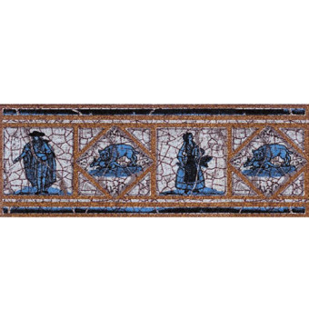 Вставка подступенник Gresan Natural Cadaques Azul (12х33) Вставка подступенник Gresan Natural Cadaques Azul (12х33)