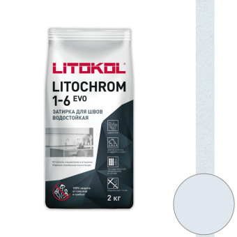 Затирка Litokol Litochrom 1-6 EVO LE.372 светло-голубой 2 кг