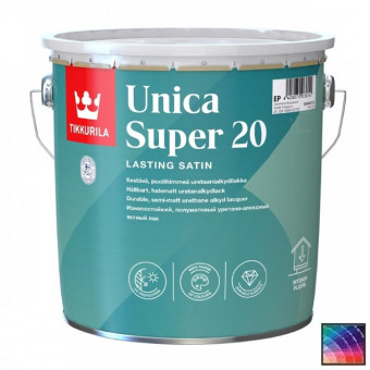 Лак Tikkurila Unica Super 20 корабельный 0,9 л Лак Tikkurila Unica Super 20 корабельный 0,9 л
