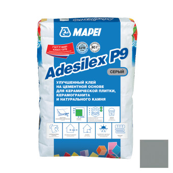 Клей для плитки Mapei Adesilex P9 серый 25 кг