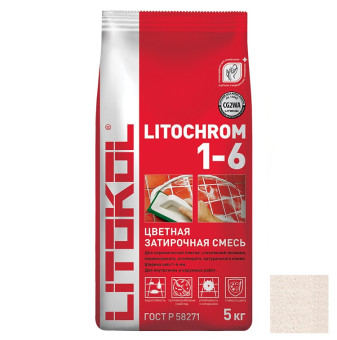 Затирка Litokol Litochrom 1-6 C.50 светло-бежевая 5 кг
