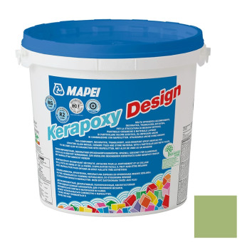 Затирка эпоксидная Mapei Kerapoxy Design №734 глянцевая зеленая 3 кг Затирка эпоксидная Mapei Kerapoxy Design №734 глянцевая зеленая 3 кг