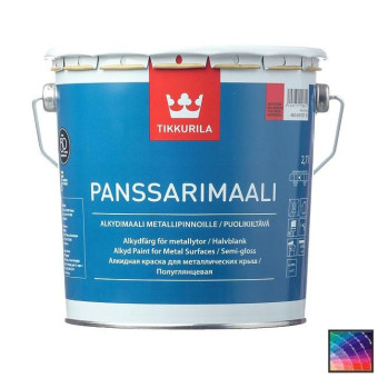 Краска Tikkurila Panssarimaali для крыш база С 2,7 л Краска Tikkurila Panssarimaali для крыш база С 2,7 л