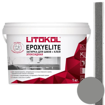 Затирка Litokol EpoxyElite Е.05 серый базальт 1 кг