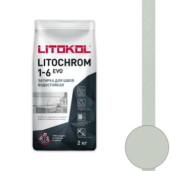 Затирка Litokol Litochrom 1-6 EVO LE.376 мятный 2 кг