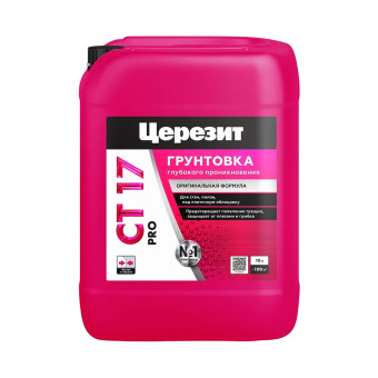 Грунтовка Ceresit CT 17 PRO глубокого проникновения 10 л