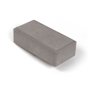 Брусчатка Нобетек 2П4Ф п/п серый цемент серая 200х100х40 мм