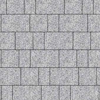 Тротуарная плитка Выбор СТАРЫЙ ГОРОД Б.1.Фсм.8 Стоунмикс Бело-черный 80 мм