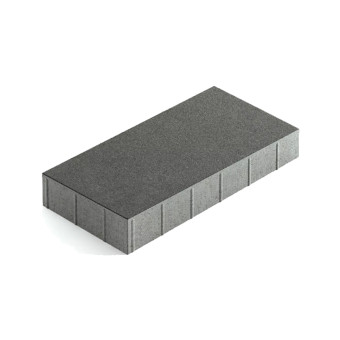 Тротуарная плитка Steingot Прямоугольник Стандарт 600х300 мм Тёмно-серый толщина 80 мм