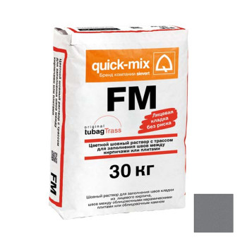Затирка Quick-mix FM D. графитово-серая 30 кг