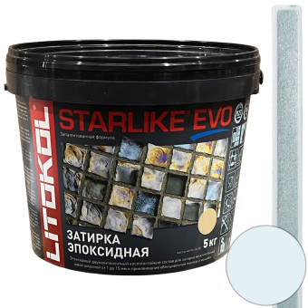 Затирка Litokol Starlike Evo S.300 azzurro pastello 5 кг