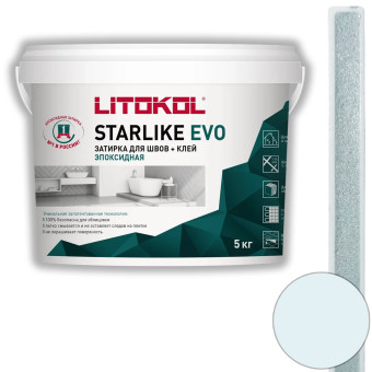 Затирка Litokol Starlike Evo S.300 azzurro pastello 5 кг