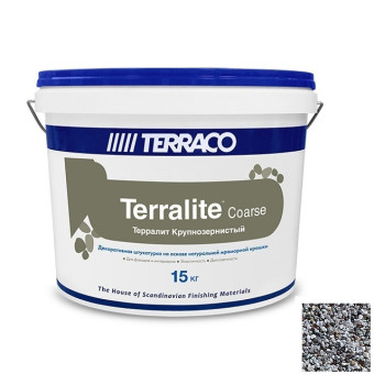 Декоративная штукатурка Terraco Terralite Coarse крупнозернистая М 135-C 15 кг Декоративная штукатурка Terraco Terralite Coarse крупнозернистая М 135-C 15 кг