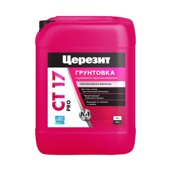 Грунтовка Ceresit CT 17 PRO Морозостойкая глубокого проникновения 10 л