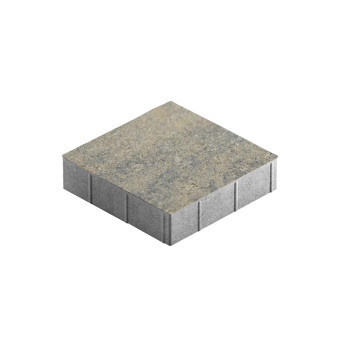 Тротуарная плитка Steingot Плита Квадрат Color Mix Штайн Хром 300х300 мм толщина 80 мм