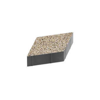 Тротуарная плитка Steingot Ромб Granit Premium Grano 200х200 мм толщина 60 мм