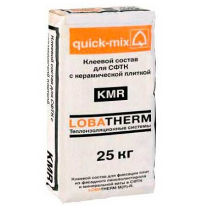 Клевой состав Quick-mix KMR для утеплителя 25 кг