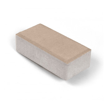 Брусчатка Нобетек 2П4Ф ч/п белый цемент песочная 200х100х40 мм