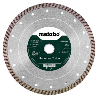 Диск алмазный Metabo SP-UT Universal Turbo сплошной 230x22.23 мм (арт. 628554000)