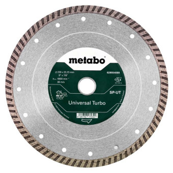 Диск алмазный Metabo SP-UT Universal Turbo сплошной 230x22.23 мм (арт. 628554000)